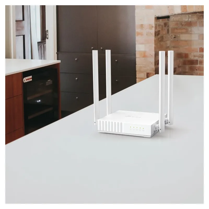 Router TP-LINK ARCHER C24 - 2.4/5 GHz - 300 Mbps - 4x RJ-45 - 4 Antenas  - ARCHER C24