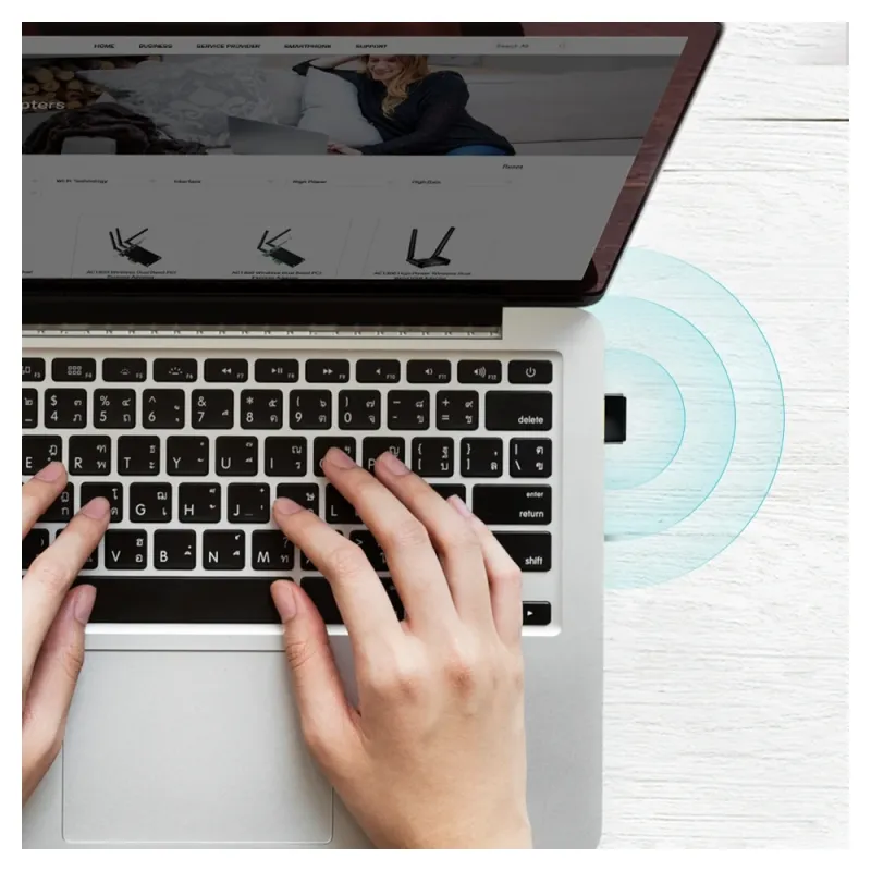 Adaptador USB TP-LINK AC600 - USB 2.0 - Wi-Fi - ARCHER T2U NANO