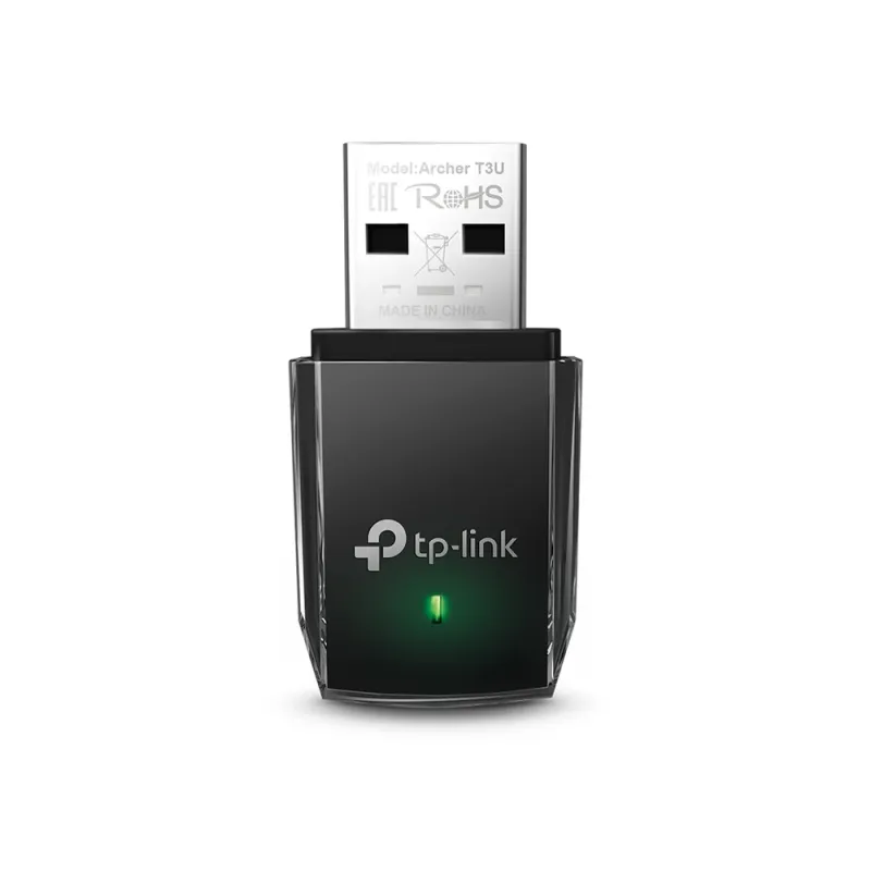 Adaptador Wi-Fi TP-LINK  AC1300 - USB 3.0 - Inalámbrico - 867 Mbit/s - Negro - ARCHER T3U
