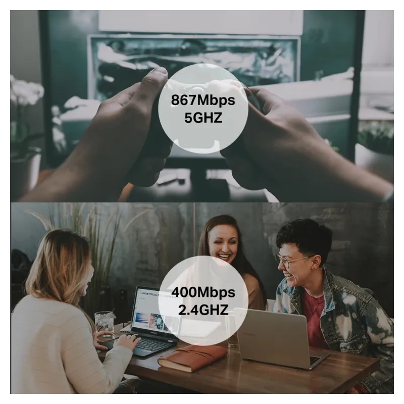 Adaptador Wi-Fi TP-LINK  AC1300 - USB 3.0 - Inalámbrico - 867 Mbit/s - Negro - ARCHER T3U