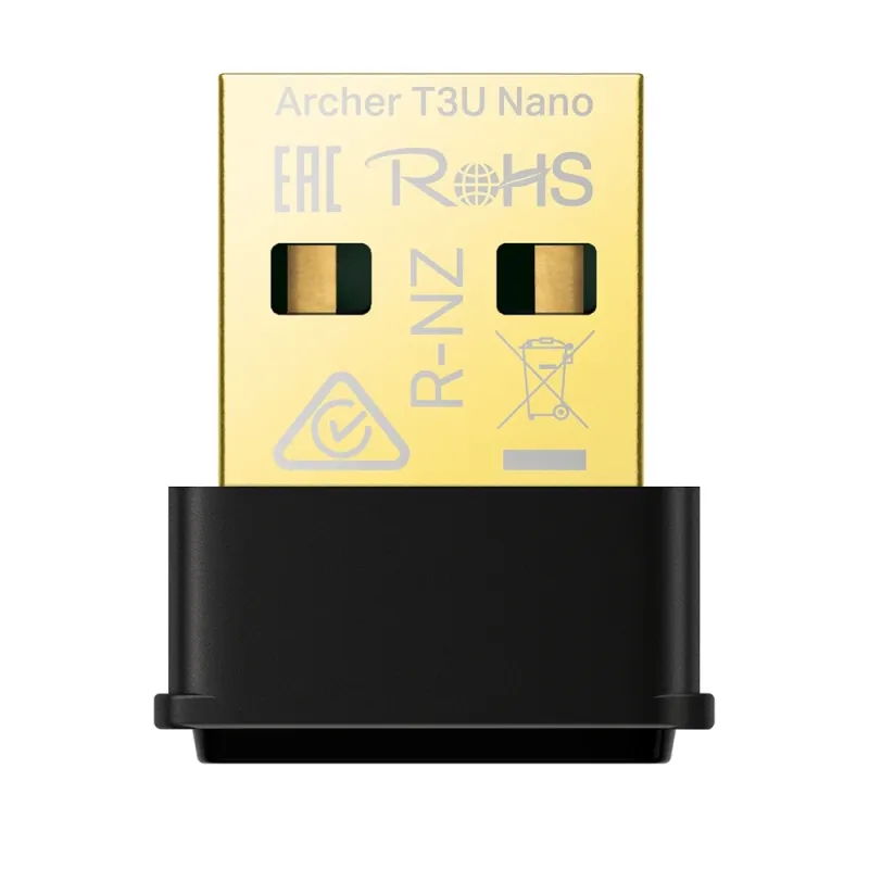 Adaptador de Red TP-Link Archer T3U NANO - USB - Inalámbrico  - ARCHER T3U NANO