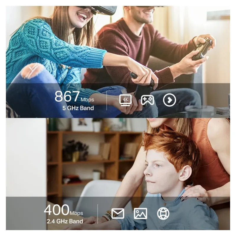 Adaptador de Red TP-Link Archer T3U NANO - USB - Inalámbrico  - ARCHER T3U NANO