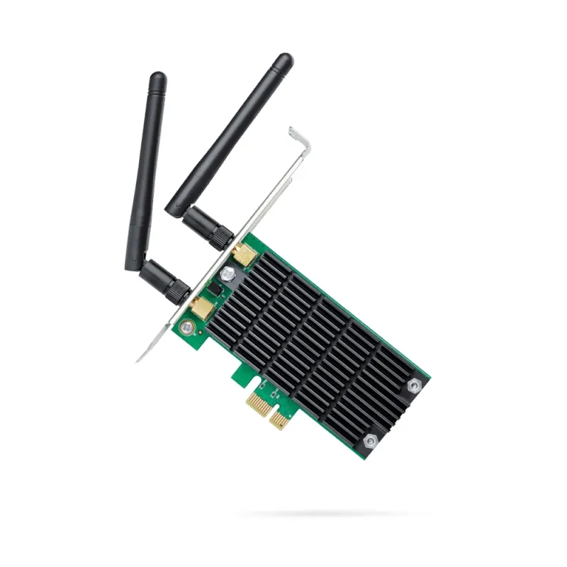 Tarjeta de Red TP-LINK Archer T4E - PCI-Express - 2.4 GHz / 5 GHz - 300Mbp/s - 2 Antenas Externas - ARCHER T4E