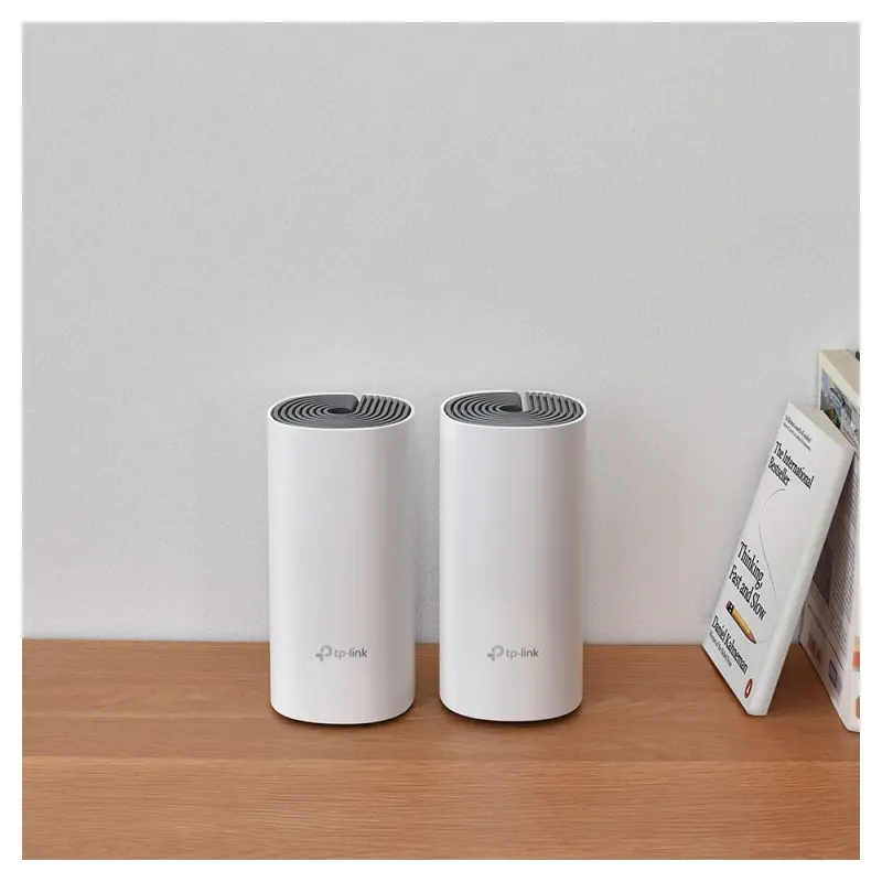 Sistema TP-LINK Deco E4 - 2,4/5 GHz - 867 Mbit/s - 2x RJ-45 - 2 Piezas  - DECO E4(2-PACK)