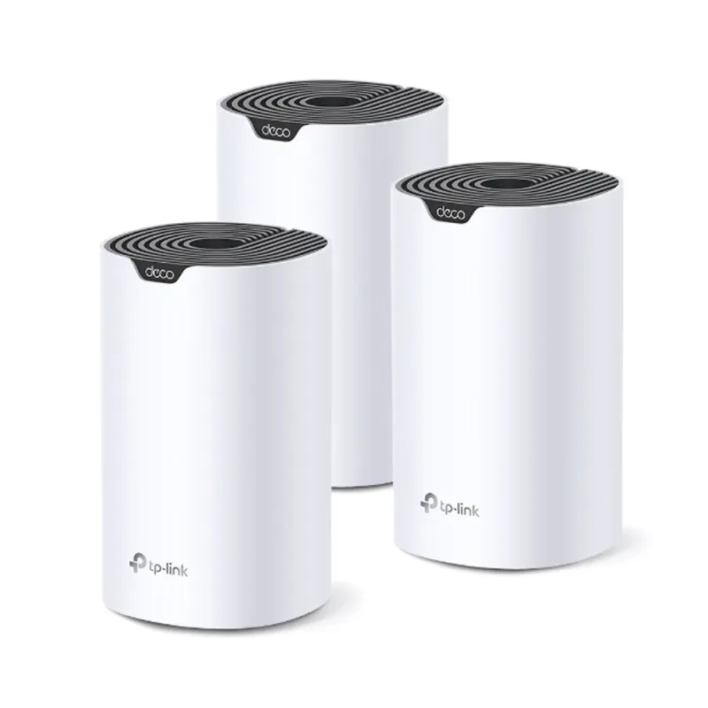Sistema de Wi-Fi TP-Link Deco S7 - 2.4/5 GHz - 600/1300 Mbps - 3x RJ-45 - 3 Piezas - Deco S7(3-pack)