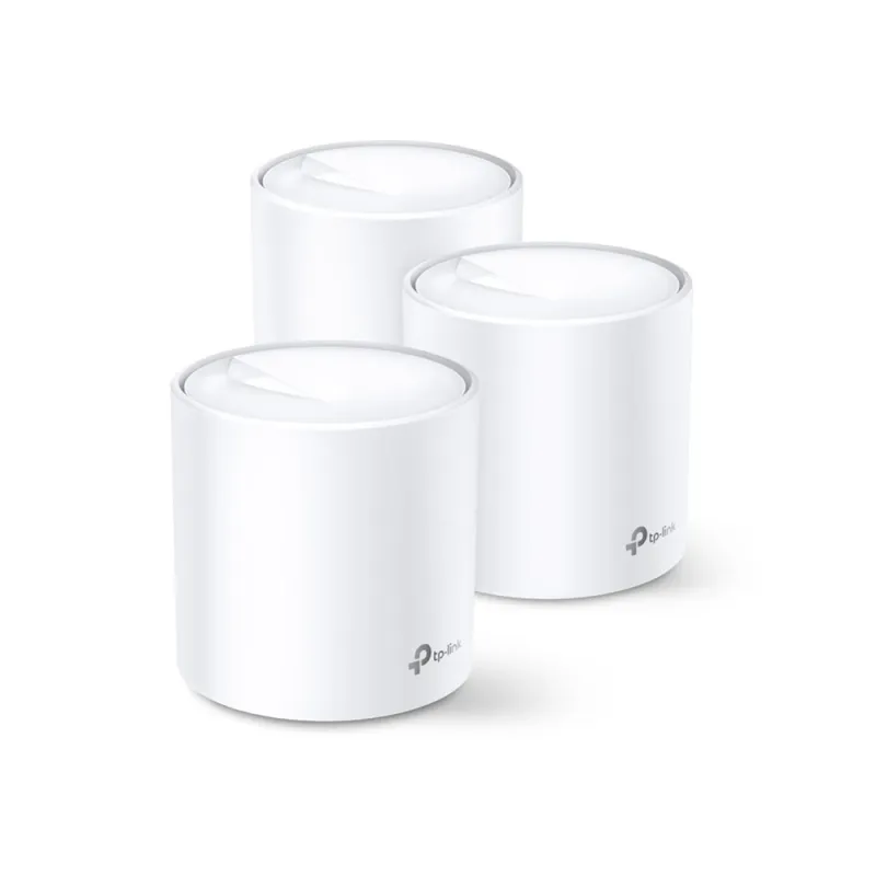 Sistema de Wi-Fi TP-LINK DECO X60 - 2.4/5GHz - 574 Mbit/s - 2x RJ-45 - DECO X60(3-PACK)
