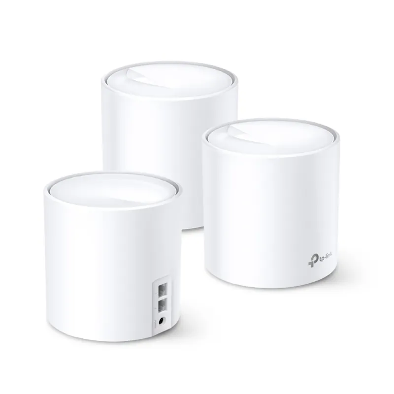 Sistema de Wi-Fi TP-LINK DECO X60 - 2.4/5GHz - 574 Mbit/s - 2x RJ-45 - DECO X60(3-PACK)
