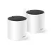 Router TP-LINK Deco X55 - 2.4/5GHz - 574/2402 Mbps - 3x RJ-45 - 2 Antenas Internas - 2 Piezas - DECO X55 (2-PACK) Router TP-LINK Deco X55 - 2.4/5GHz - 574/2402 Mbps - 3x RJ-45 - 2 Antenas Internas - 2 Piezas - DECO X55 (2-PACK)