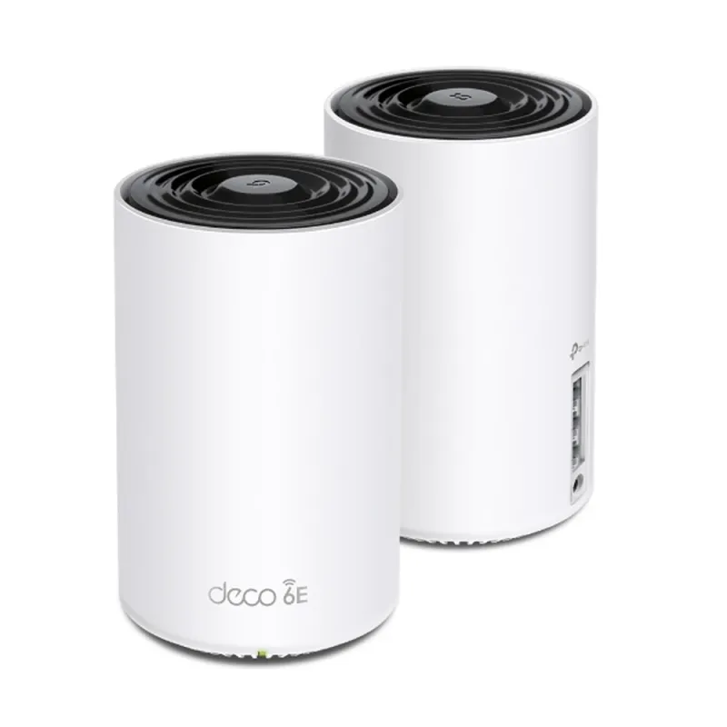 Sistema Wi-Fi DECO XE75 - 6/5/2.4GHz - 2402/2402/574 Mbps - 3x RJ-45 - 4 Antenas Internas - 2 Piezas - DECO XE75(2-pack)