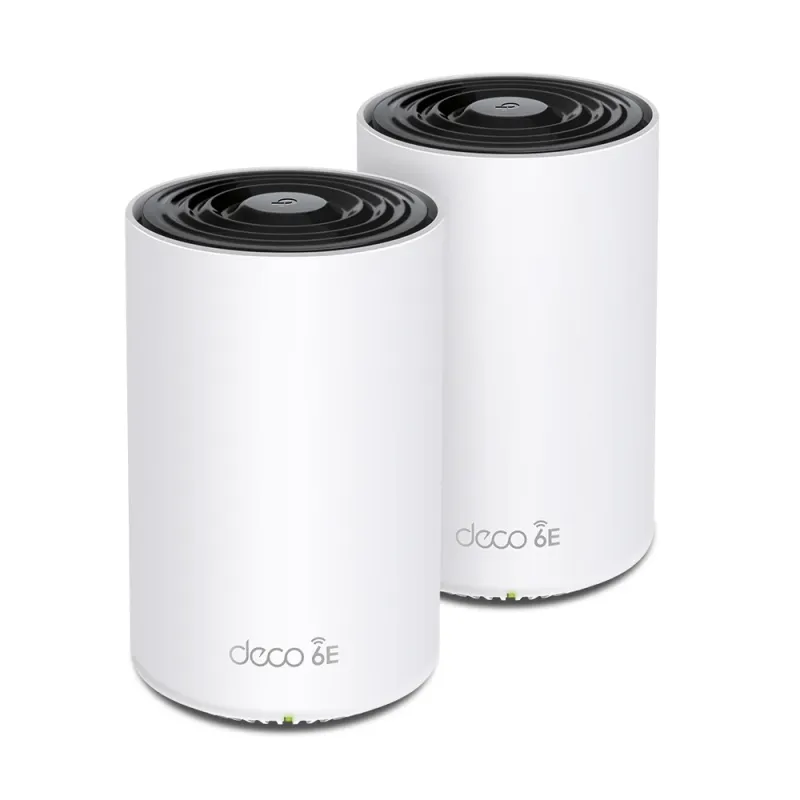 Sistema Wi-Fi TP-LINK DECO XE75 Pro - 2.4/5/6GHz - 574/2402/2402Mbps - 2x RJ-45 - 2 Piezas - DECO XE75 PRO(2-PACK)
