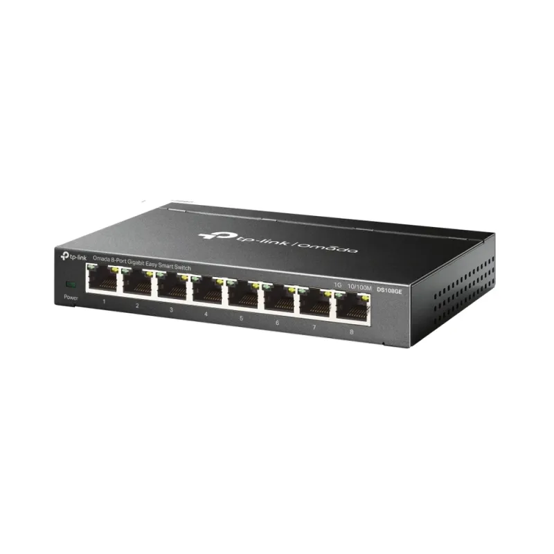 Switch TP-Link Omada DS108GE - 8 Puertos - Gigabit - No Administrable - DS108GE