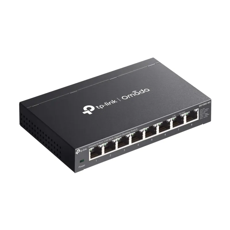 Switch TP-LINK Omada DS108G-M2 - 8 Puertos - Multi-Gigabit - No Administrable - DS108G-M2