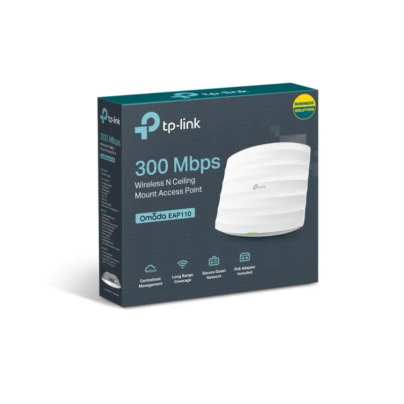 Access Point Omada Tp Link Eap110 300 Mbit/S, Omni, 3 Dbi - EAP110