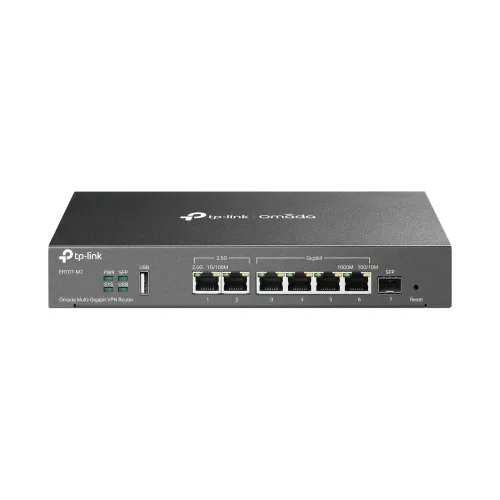 Router VPN TP-LINK ER707-M2 - 2 Puertos 2.5G - 4 Puertos Gigabit - 1 SFP - ER707-M2 Router VPN TP-LINK ER707-M2 - 2 Puertos 2.5G - 4 Puertos Gigabit - 1 SFP - ER707-M2