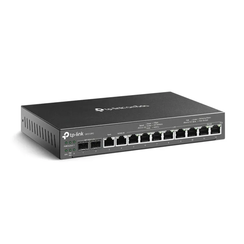 Router TP-LINK ER7212PC - 10 Puertos - Gigabit - 8 PoE - 2 SFP - ER7212PC