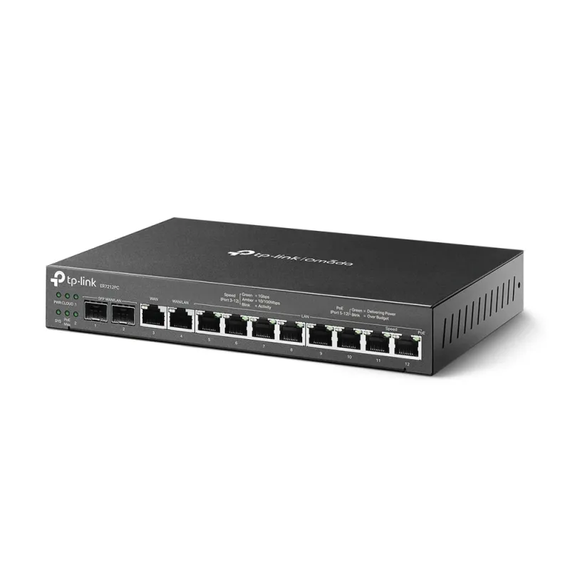 Router TP-LINK ER7212PC - 10 Puertos - Gigabit - 8 PoE - 2 SFP - ER7212PC