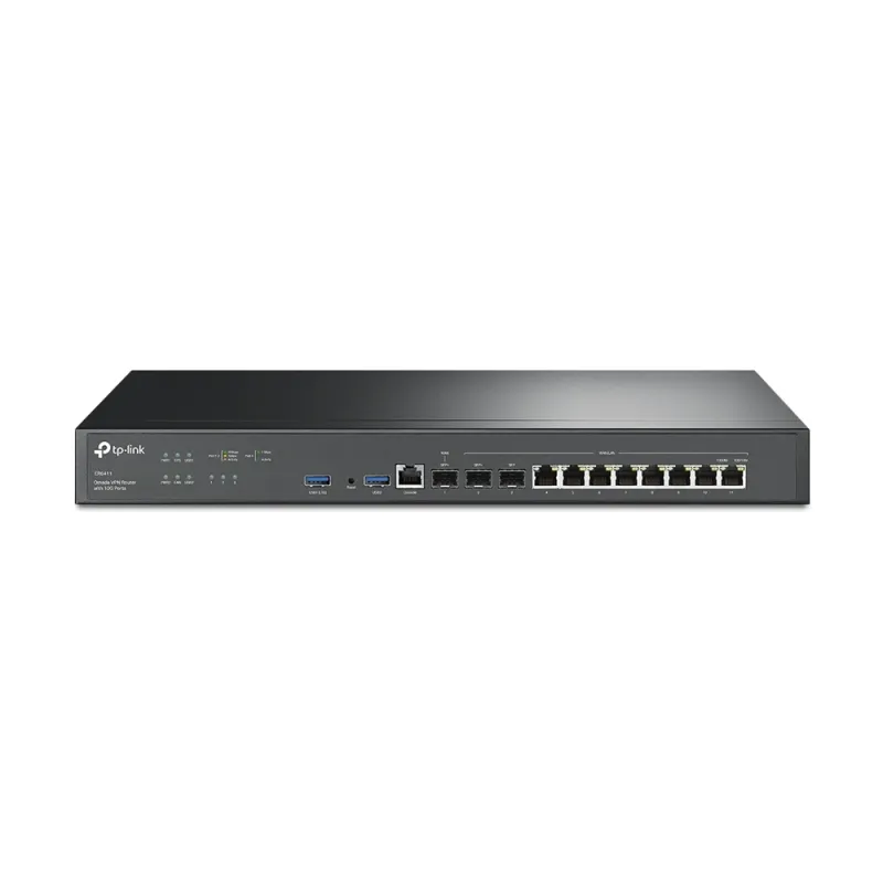 Router TP-LINK ER8411 - 8 Puertos - 3 SFP - ER8411