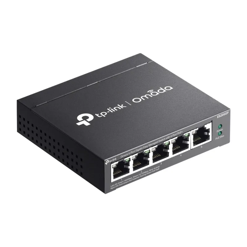 Switch TP-LINK ES205GP - 5 Puertos - Gigabit - 4 PoE - ES205GP
