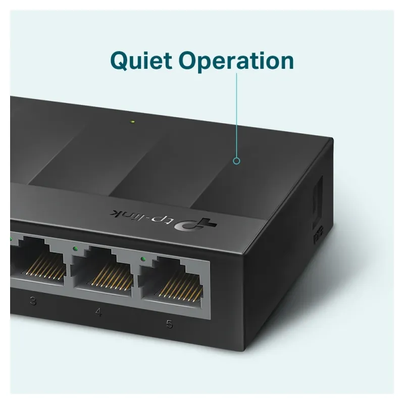 Switch TP-LINK LS1005G - 5 Puertos - Gigabit - No Gestionado - LS1005G