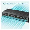 Switch TP-LINK LS1008G - Gigabit Ethernet - 8 Puertos - No Gestionado - LS1008G