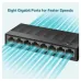 Switch TP-LINK LS1008G - Gigabit Ethernet - 8 Puertos - No Gestionado - LS1008G Switch TP-LINK LS1008G - Gigabit Ethernet - 8 Puertos - No Gestionado - LS1008G