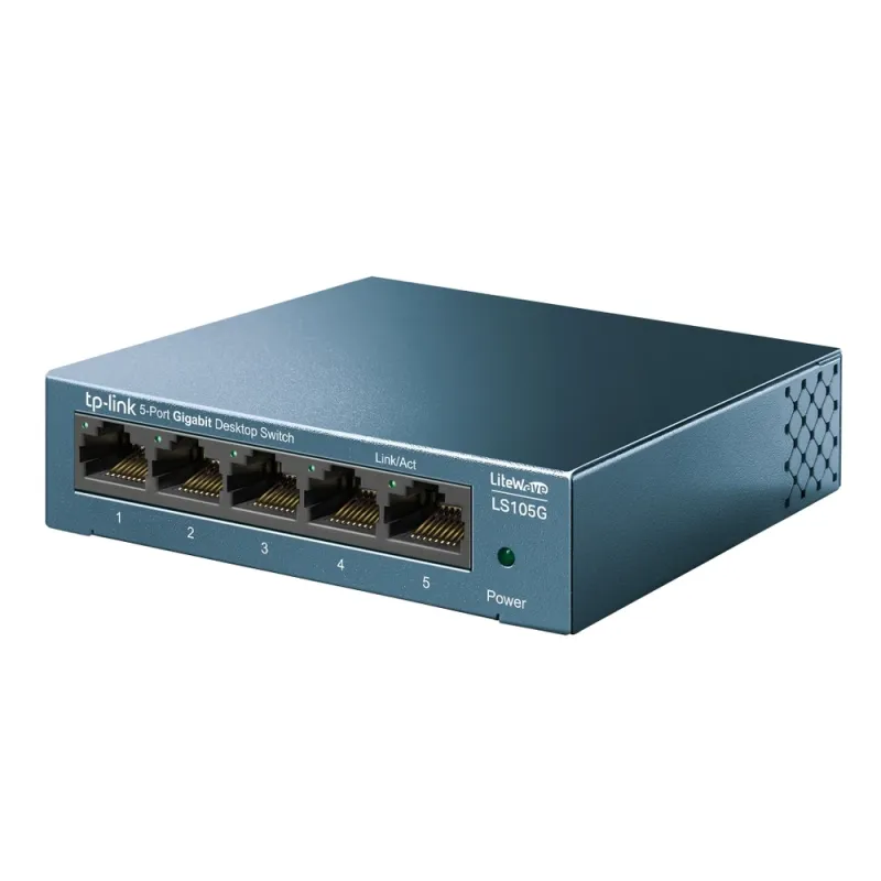 Switch TP-LINK LS105G - 5 Puertos - Gigabit - No Gestionado - LS105G