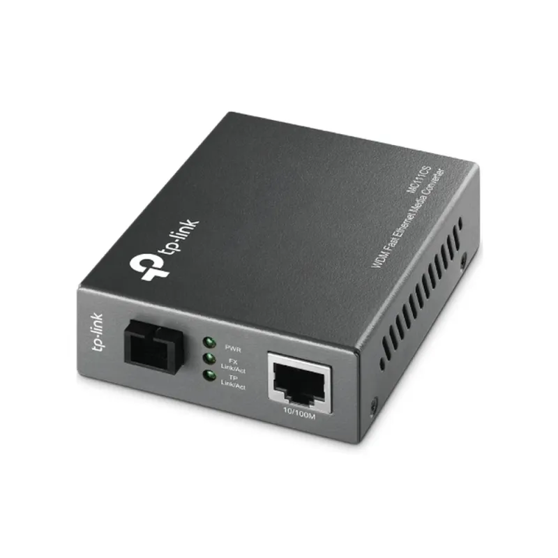 Convertidor de Medios TP-Link MC111CS - Mono Modo WDM Conector de Fibra SC a RJ45 10/10Mbps - Duplex Total Hast - MC111CS