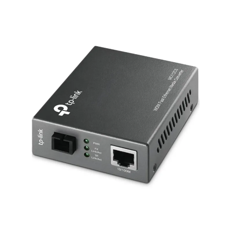 Convertidor TP-LINK - SC - RJ-45 - Monomodo - MC112CS