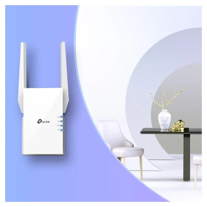 Extensor de Rango TP-LINK RE505X - 2.4/5GHz - 1 RJ-45 - 2 Antenas - RE505X