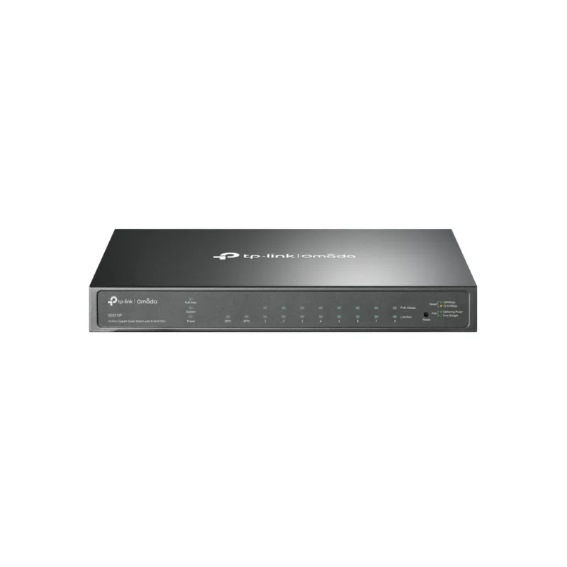 Tp-Link Omada Sg2210P Dispositivo De Redes Gestionado L2/L2+ Gigabit Ethernet (10/100/1000) Energía Sobre Ethernet (Poe) Negro - SG2210P