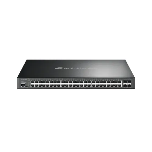 Tp-Link Omada Sg3452Xp Dispositivo De Redes Gestionado L2+ Gigabit Ethernet (10/100/1000) Energía Sobre Ethernet (Poe) 1U Negro - SG3452XP