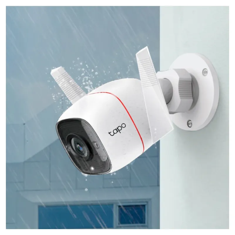 Camara Vigilancia TP Link WiFi Tapo C310 3Mp Ip66 Para Exterior Opcion Cableado Ethernet Audio Bidireccional - TAPO C310