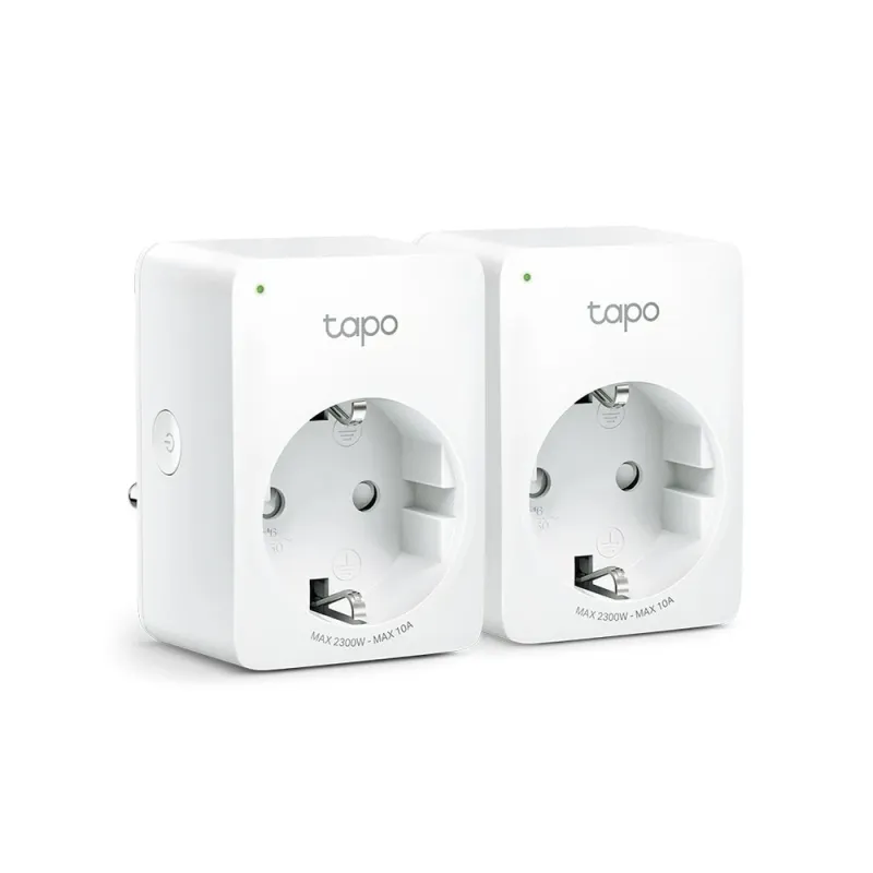 Enchufe Inteligente TP-LINK Tapo P100 - Wi-Fi - Compatible con Asistentes Inteligentes - TAPO P100(2-PACK)