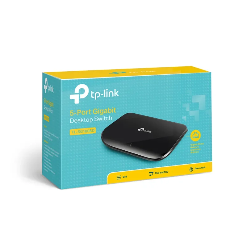 Switch Tp Link Sg1005D 5 Puertos Gigabit No Gestionado - TL-SG1005D