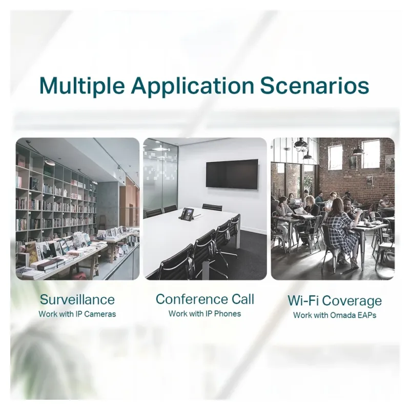 Switch Tp Link Sg1005P 5 Puertos Gigabit No Gestionado - TL-SG1005P