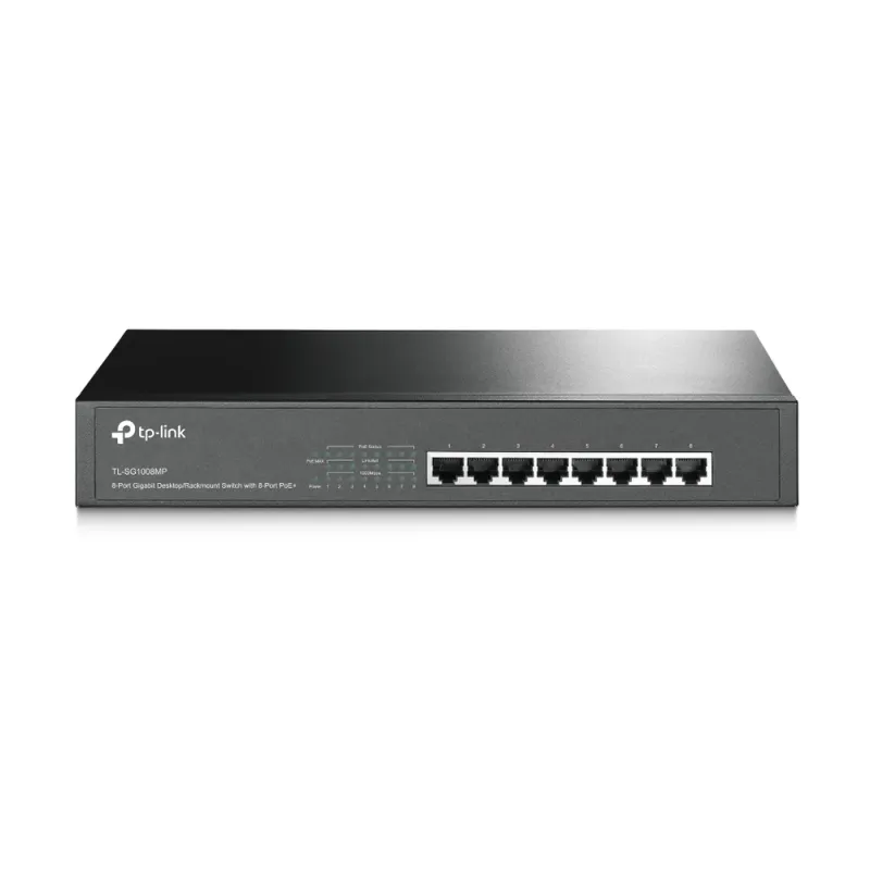 Switch TP-LINK SG1008MP - 8 Puertos - Gigabit - PoE - No Gestionado - TL-SG1008MP