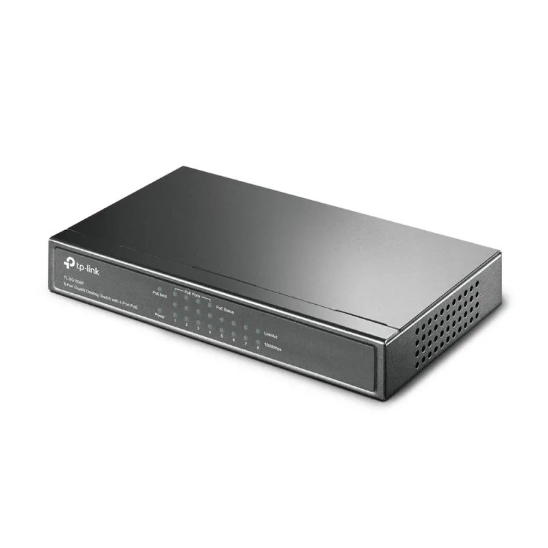 Switch TP-LINK SG1008P - 8 Puertos - Gigabit - PoE - No Gestionado - TL-SG1008P