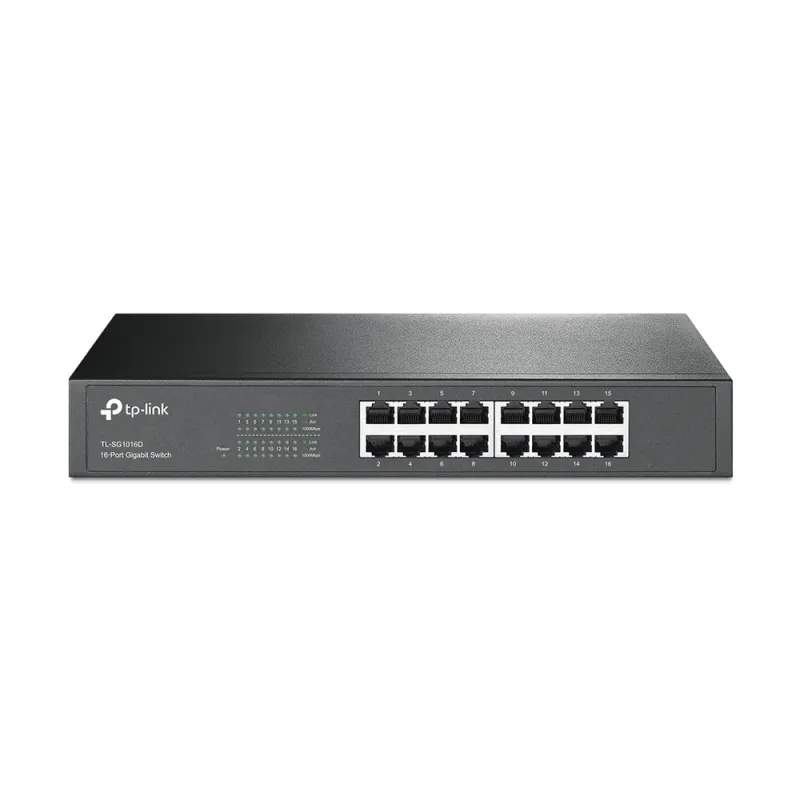Switch TP-LINK SG1016D - 16 Puertos - Gigabit - No Gestionado - TL-SG1016D