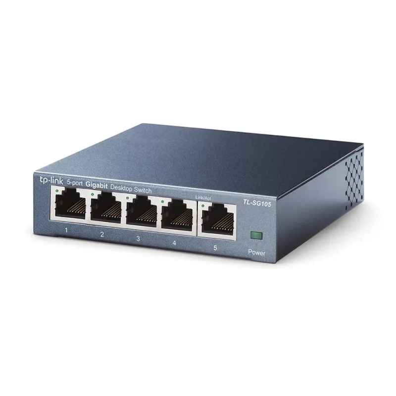 Switch TP-LINK SG105 - 5 Puertos - Gigabit - No Gestionado - TL-SG105
