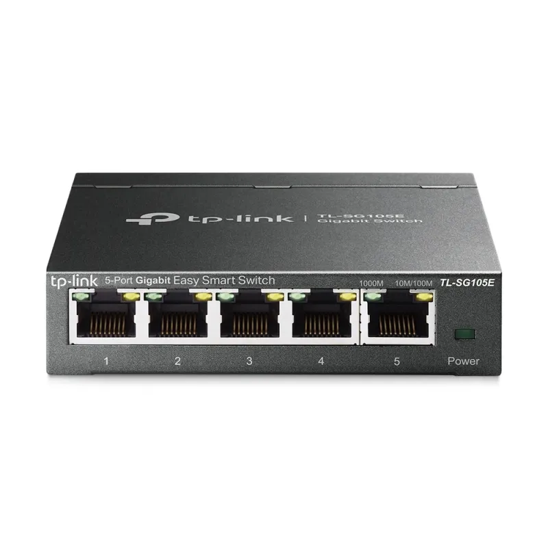Switch TP-LINK TL-SG105E - Gigabit Ethernet - 5 Puertos - No Gestionado - TL-SG105E
