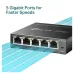 Switch TP-LINK TL-SG105E - Gigabit Ethernet - 5 Puertos - No Gestionado - TL-SG105E Switch TP-LINK TL-SG105E - Gigabit Ethernet - 5 Puertos - No Gestionado - TL-SG105E