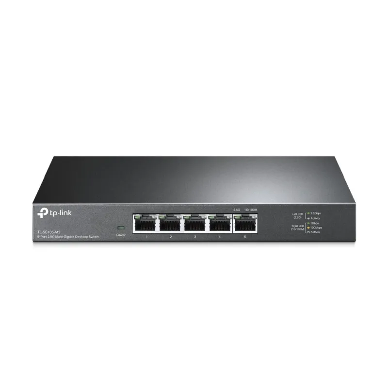 Switch TP-LINK TL-SG105-M2 - 5 Puertos - Gigabit - No Gestionado - TL-SG105-M2