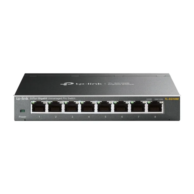Switch TP-LINK SG108E - 8 Puertos - Gigabit - No Gestionado - TL-SG108E