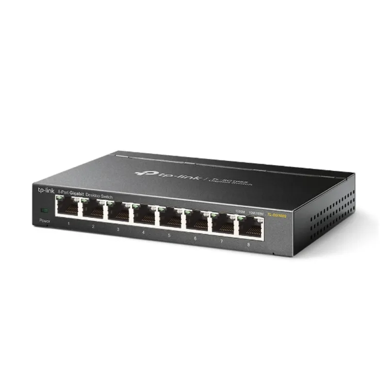 Switch TP-LINK TL-SG108S - 8 Puertos Gigabit - No Administrable   - TL-SG108S
