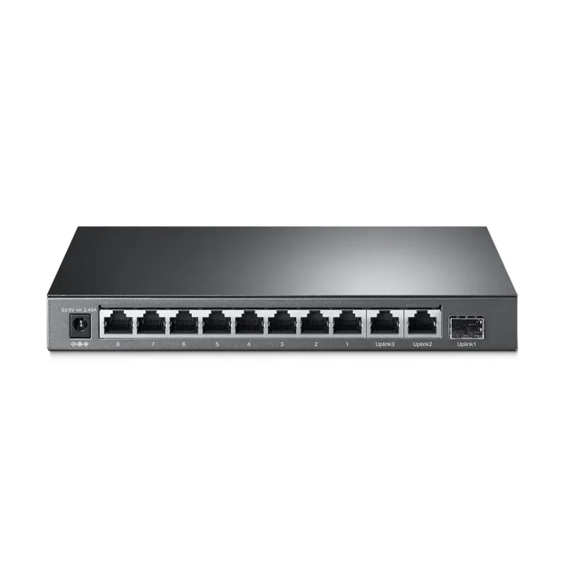 Switch TP-LINK TL-SG1210MP - 8 Puertos - PoE+ - 1 Puerto Combinado Gigabit - TL-SG1210MP