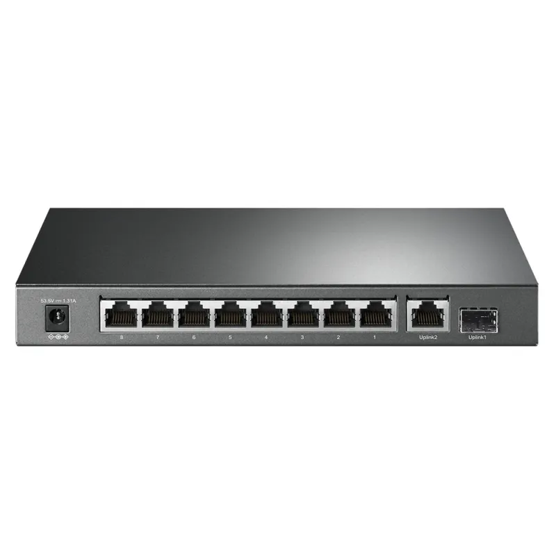 Switch TP-LINK TL-SG1210P - 8 Puertos - PoE - 1 Uplink - 1 SFP - No Gestionado - TL-SG1210P