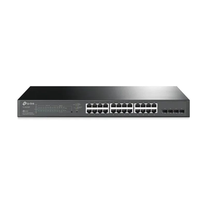 Switch TP-LINK Jetstream - 24 Puertos - Gigabit - 4 SFP - PoE - Gestionado - TL-SG2428P