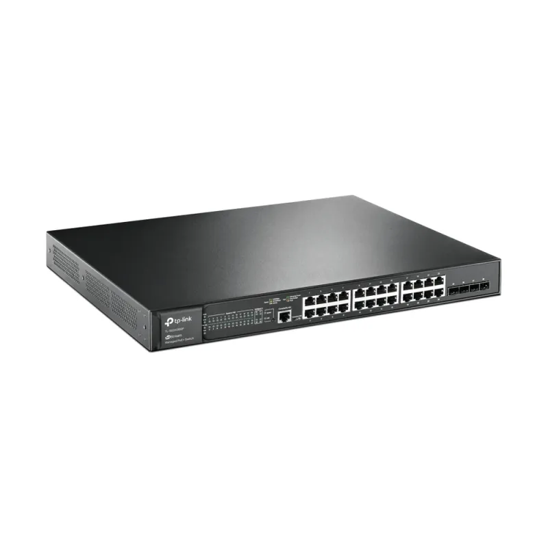 Switch TP-LINK JetStream - 28 Puertos - Gigabit - 4 SFP - PoE+ - Gestionado - TL-SG3428MP