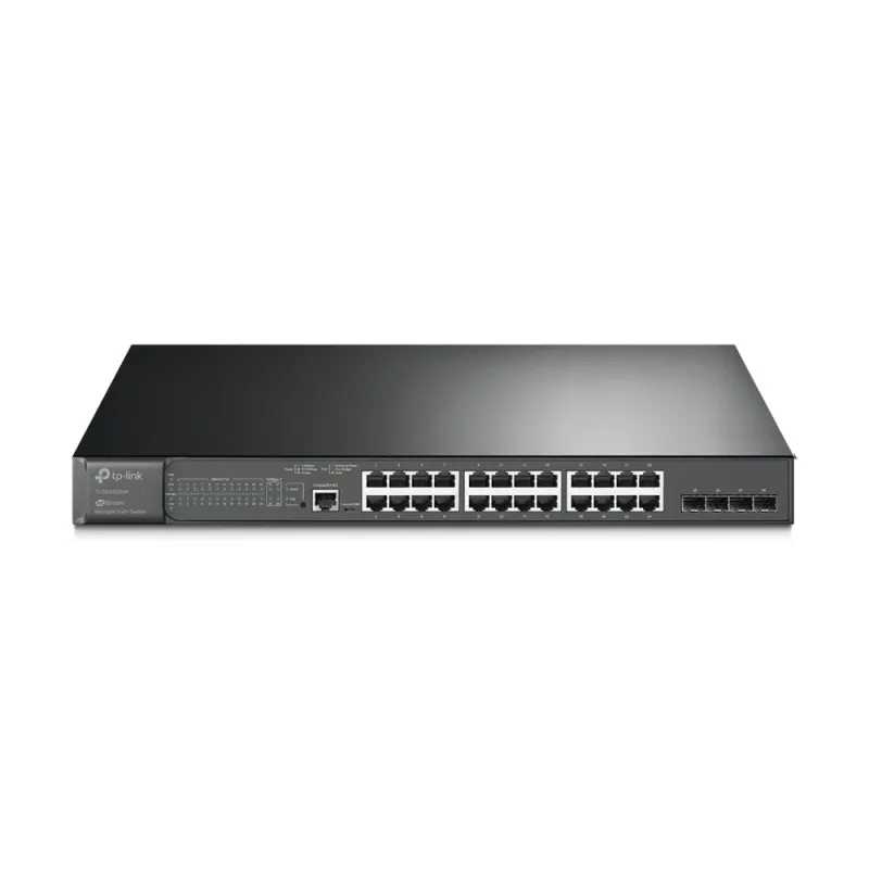 Switch TP-LINK JetStream - 28 Puertos - Gigabit - 4 SFP - PoE+ - Gestionado - TL-SG3428MP