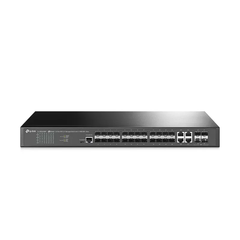 Switch TP-Link TL-SG3428XF - 24 Puertos - 4 SFP Gigabit - Gestionado - TL-SG3428XF